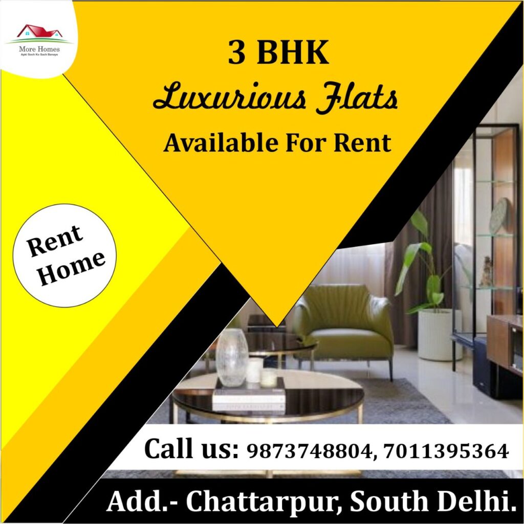 Flats in Chattarpur for rent