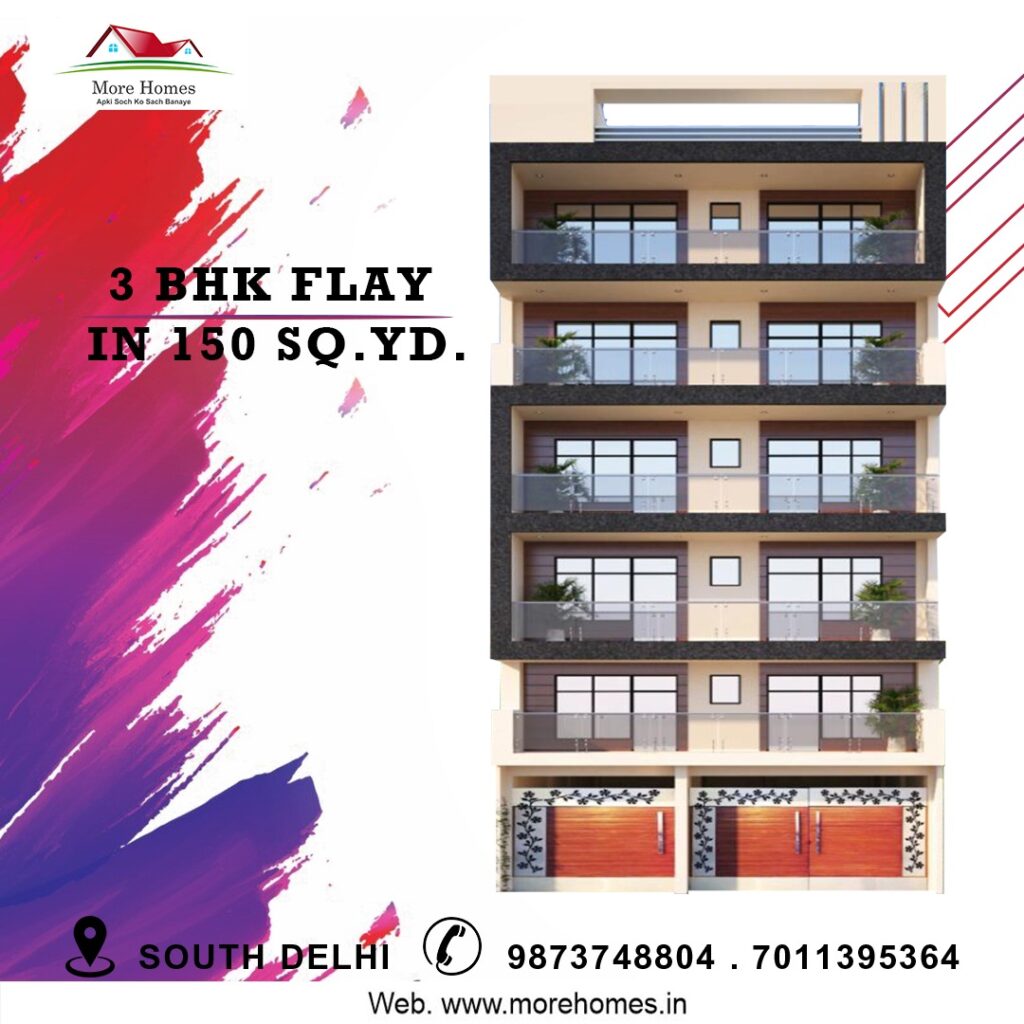 3 BHK Flat in Chattarpur Enclave