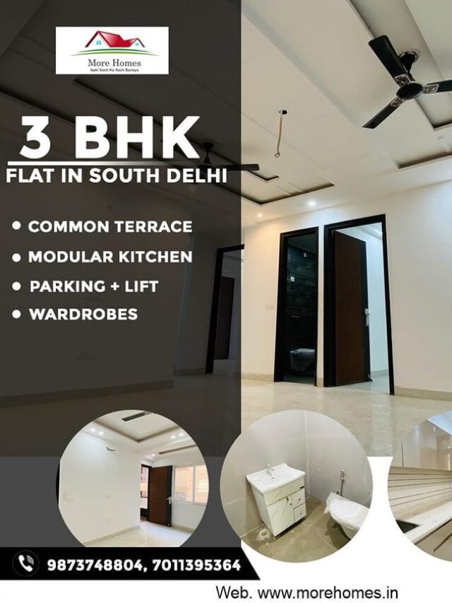 Affordable EMI Flats 3BHK Chattarpur