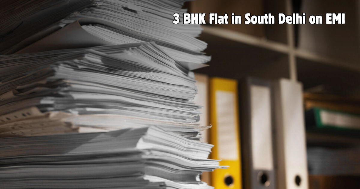3 BHK Flat in South Delhi on EMI